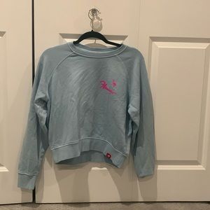 Flamingo crew neck sweatshirt. Brand new, with tags